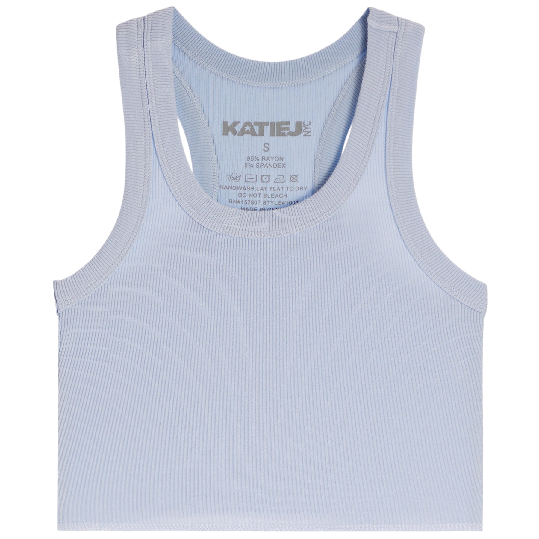 Ribbed Crop Tank Top - Denny's