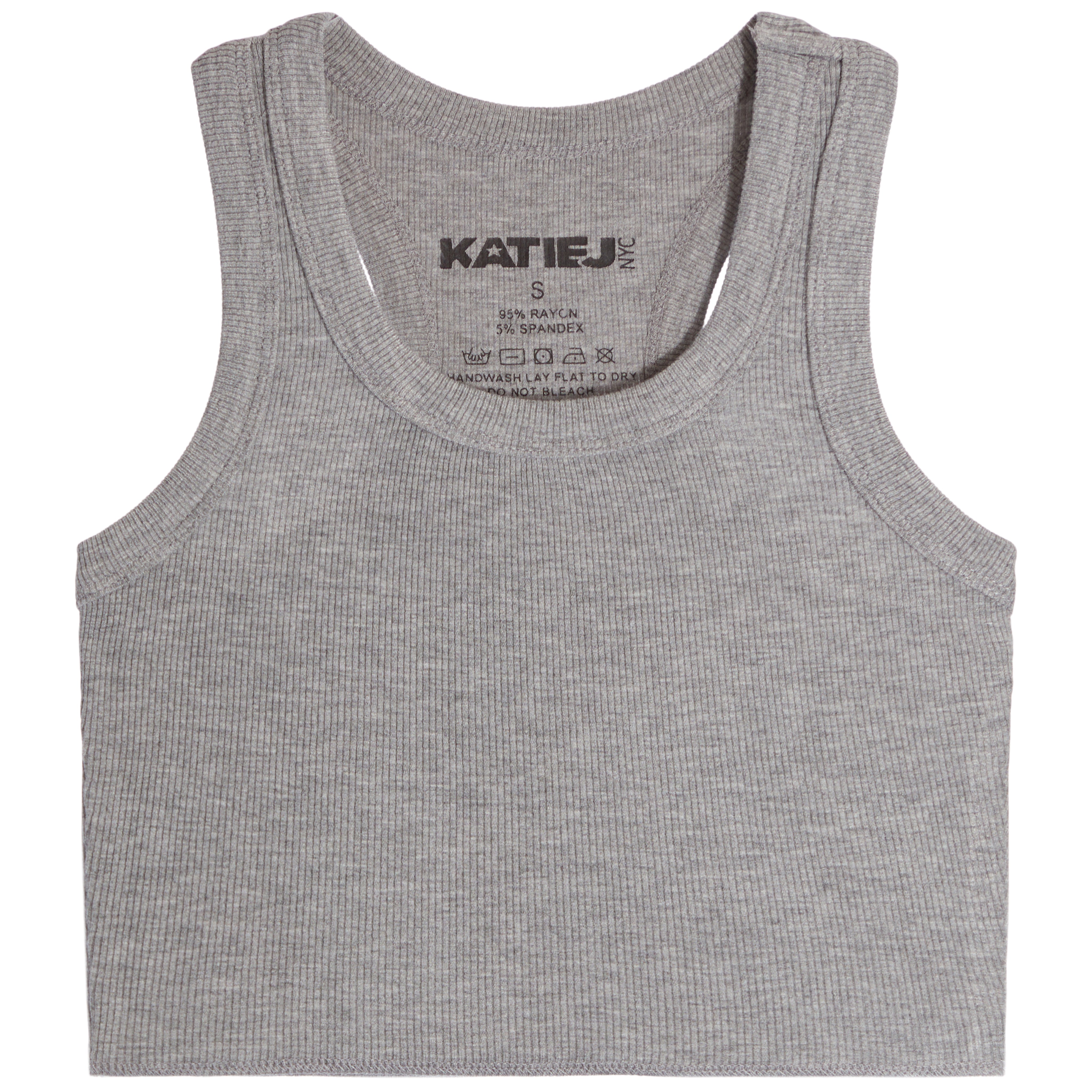 Ribbed Crop Tank Top - Denny's