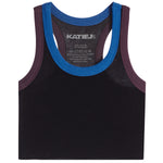 Livi Cobalt & Plum Trim Tank - Denny's