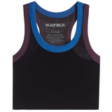Livi Cobalt & Plum Trim Tank - Denny's