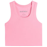 Livi Ribbed Crop Tank Top - Denny's