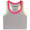 Livi Pink, Green & Yellow Trim Tank - Denny's
