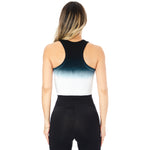 Livi White Black Dip Dye Tank - Denny's