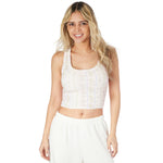Livi Shabby Floral Stripe Tank - Denny's