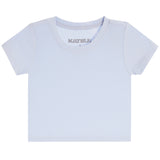 Light blue t-shirt with 'KatieJ NYC' branding on a white background
