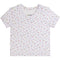 Livi Ribbed Floral Tee - Denny's