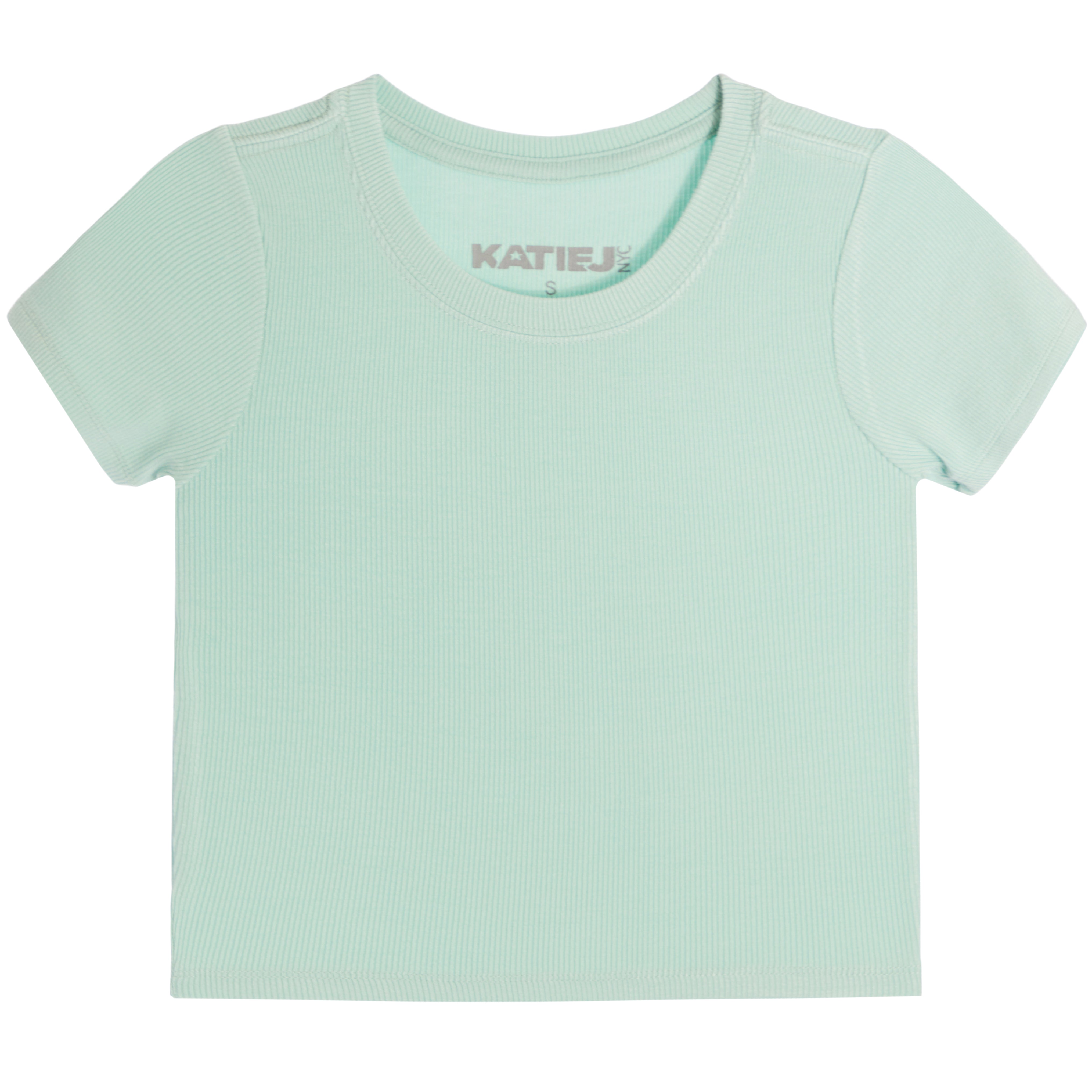 Livi Ribbed Crop Tee - Denny's