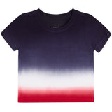 Livi Navy Papaya Dip Dye Tee - Denny's