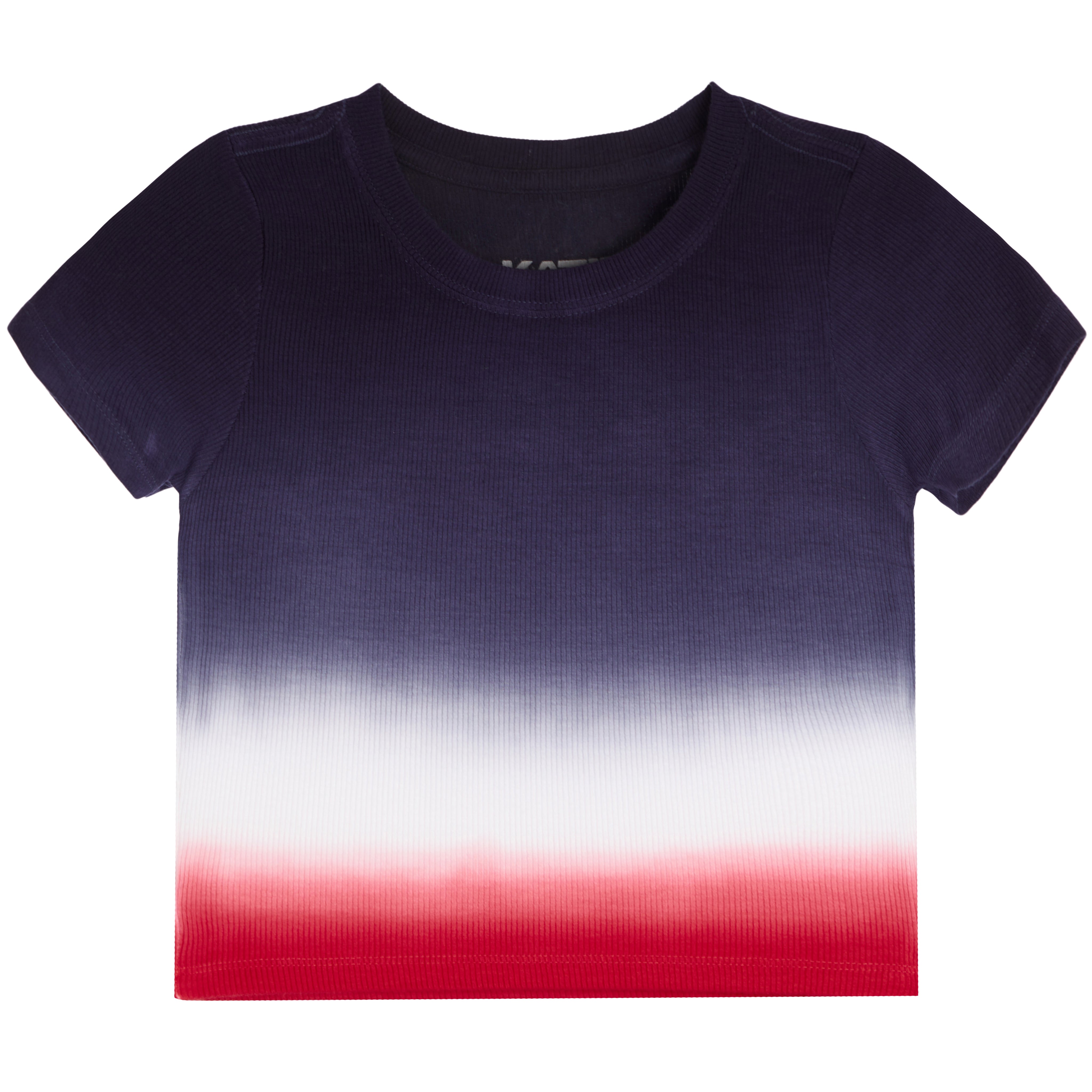 Livi Navy Papaya Dip Dye Tee - Denny's