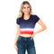 Livi Navy Papaya Dip Dye Tee - Denny's