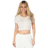 Livi Shabby Floral Stripe Tee - Denny's