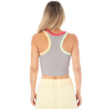 Livi Pink, Green & Yellow Trim Tank - Denny's