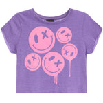 Allover Drip Smiley Tee - Denny's