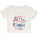 Long Live Car Crop Tee - Denny's