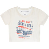 Long Live Car Crop Tee - Denny's