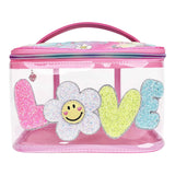 Love Daisy Clear Train Case - Denny's