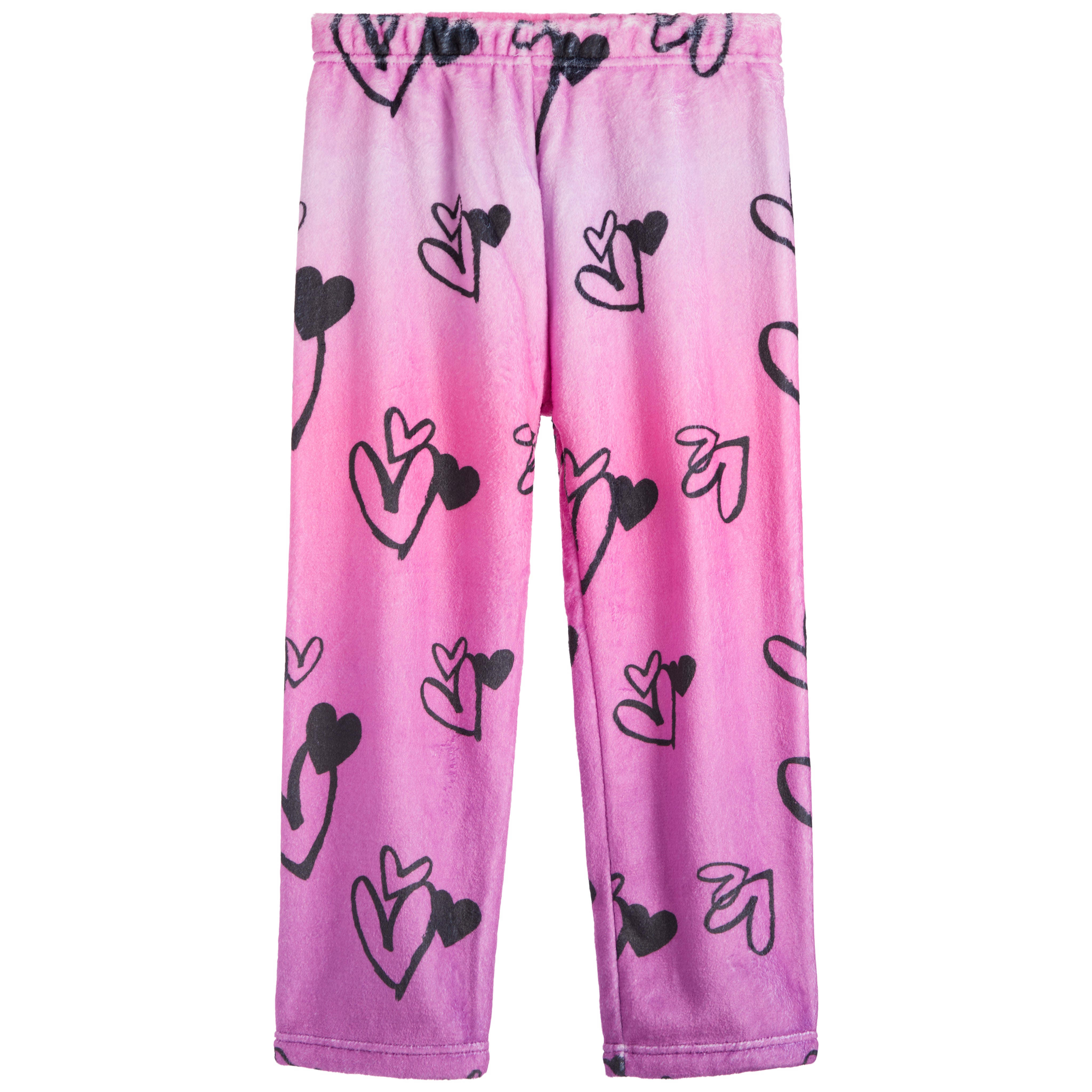 Ombre Hearts Plush Pant - Denny's