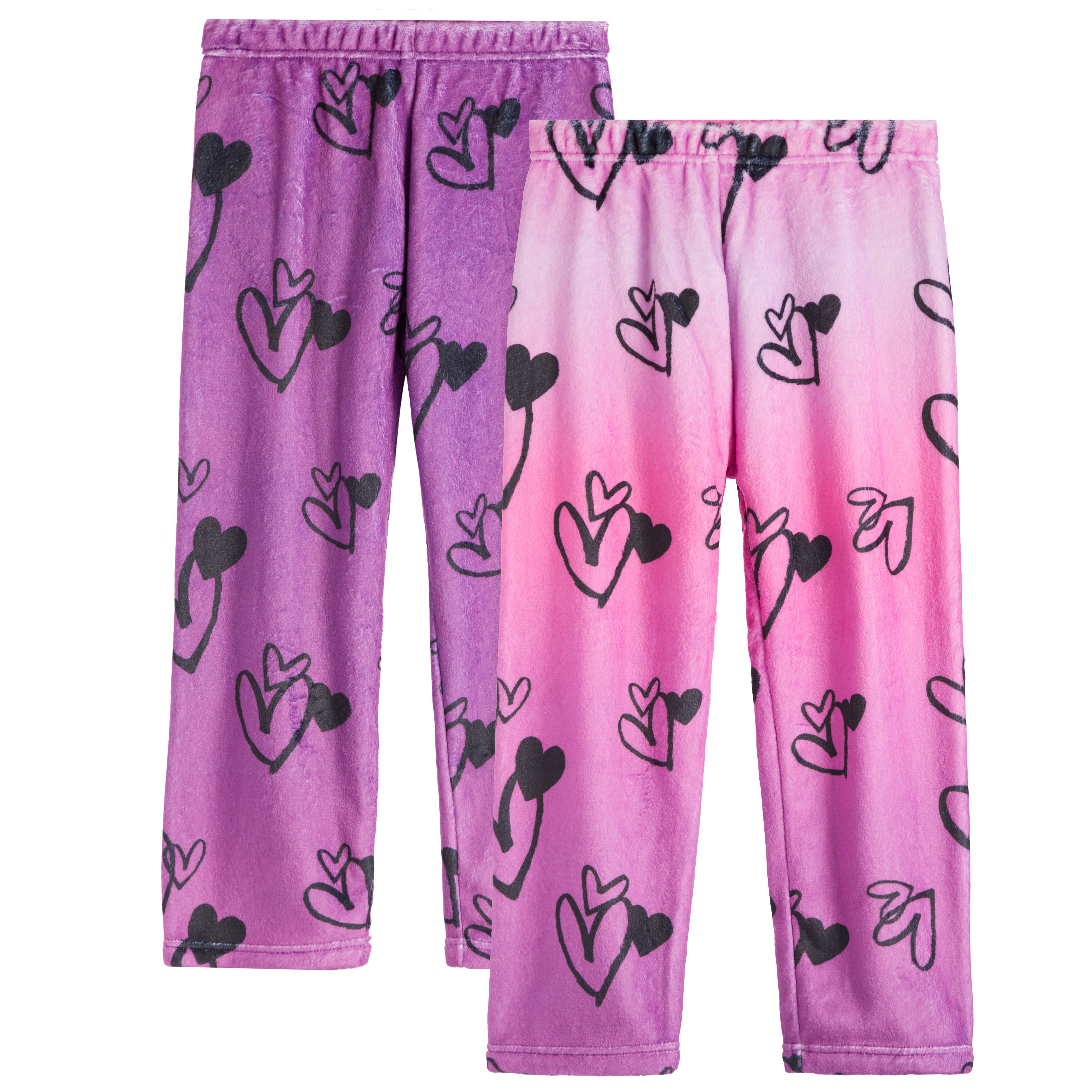 Ombre Hearts Plush Pant - Denny's