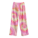 Pink Lemonade Tie Dye Fuzzy Pant - Denny's