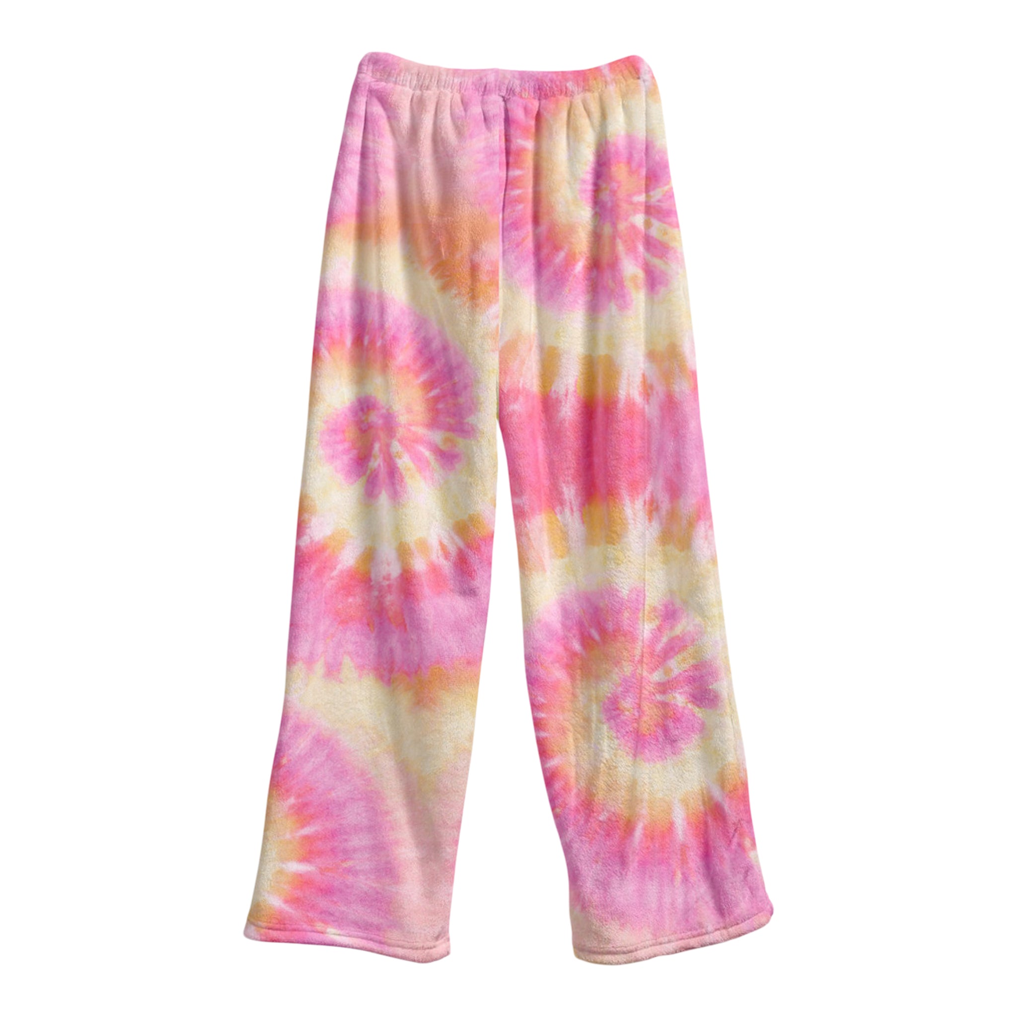 Pink Lemonade Tie Dye Fuzzy Pant - Denny's