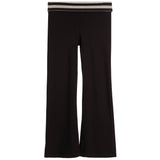 Stripe Waistband Rolldown Pant