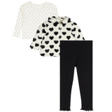 3pc Heart Fur Jacket Set - Denny's