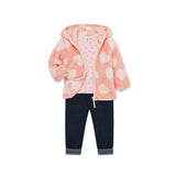 3pc Heart Sherpa Set