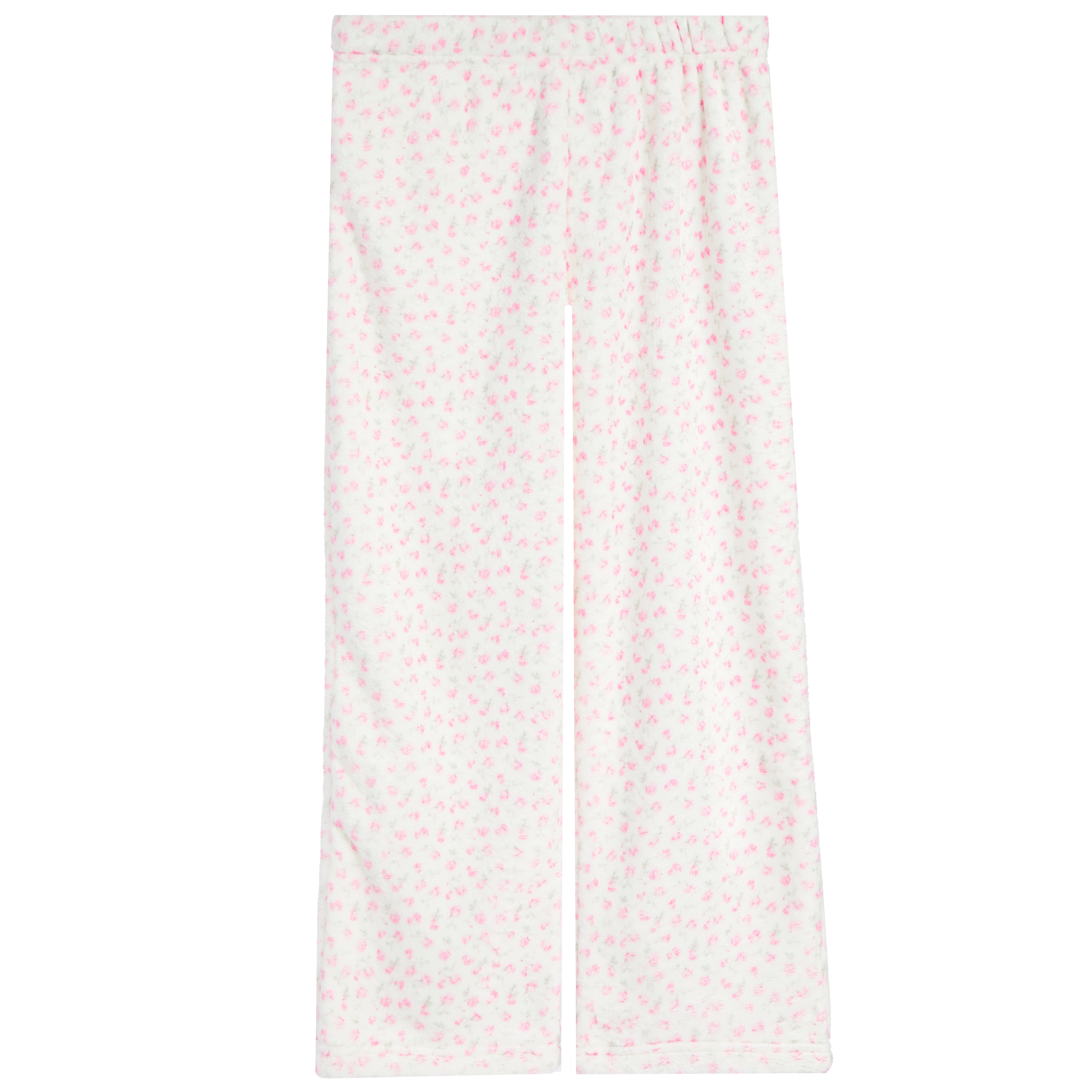 Rose Floral Plush Pant - Denny's