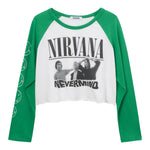Nirvana Nevermind Crop Tee - Denny's