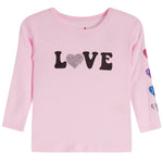 Glitter Heart Love Tee - Denny's