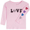 Glitter Heart Love Tee - Denny's