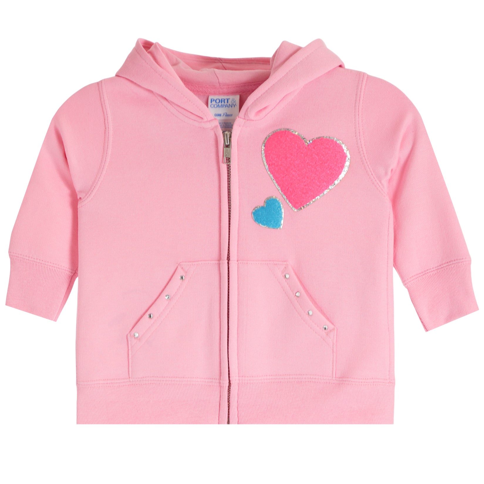 Love & Smiley Patch Hoodie - Denny's