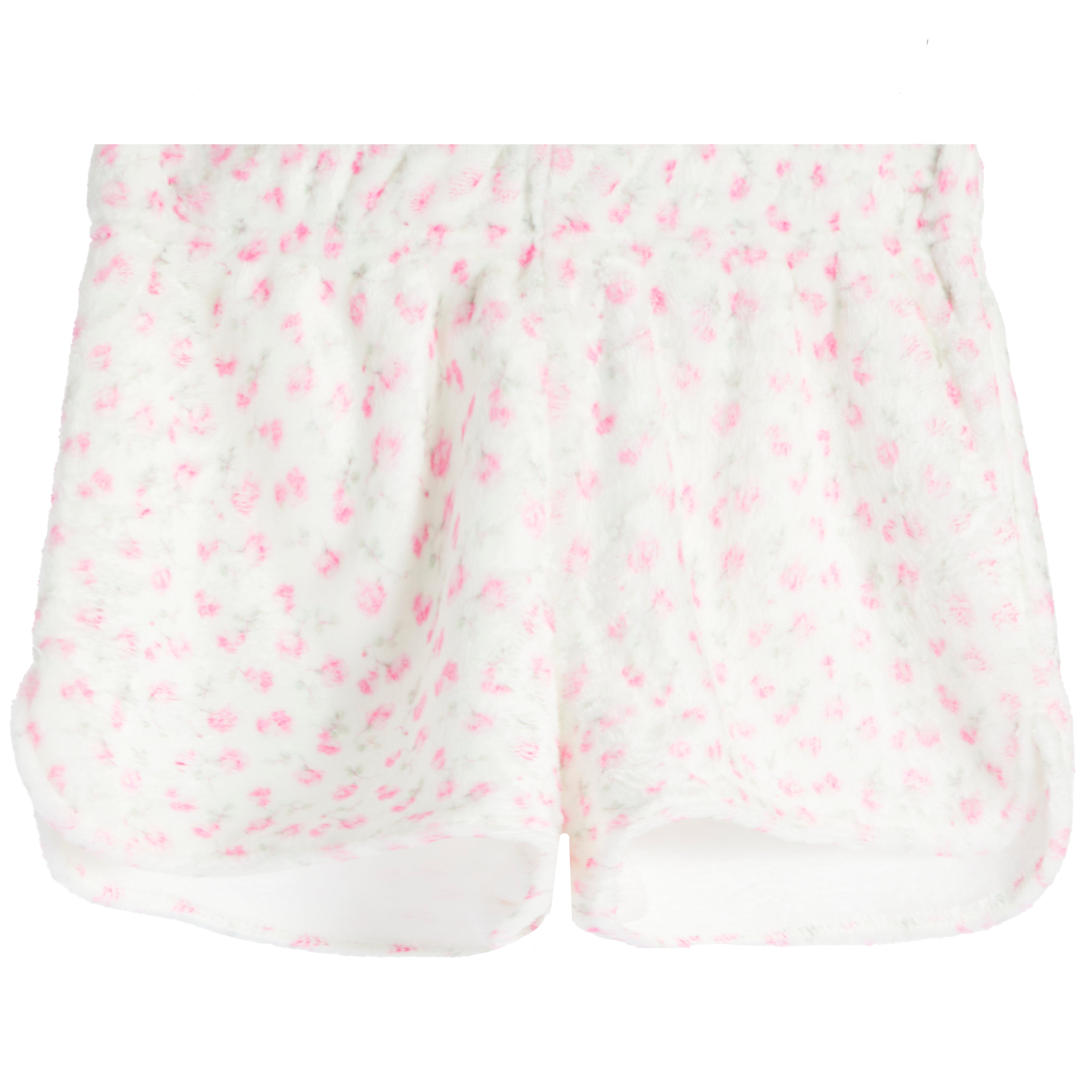 Rose Floral Plush Short - Denny's