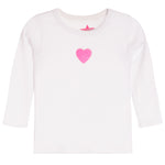 Long Sleeve Chenille Heart Tee - Denny's