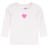 Chenille Heart Long Sleeve Tee - Denny's