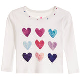 Long Sleeve 9 Hearts Tee
