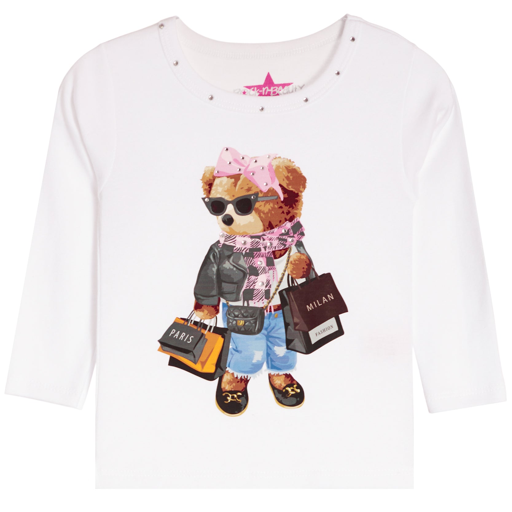 Shopping Bear Long Sleeve Tee - Denny's