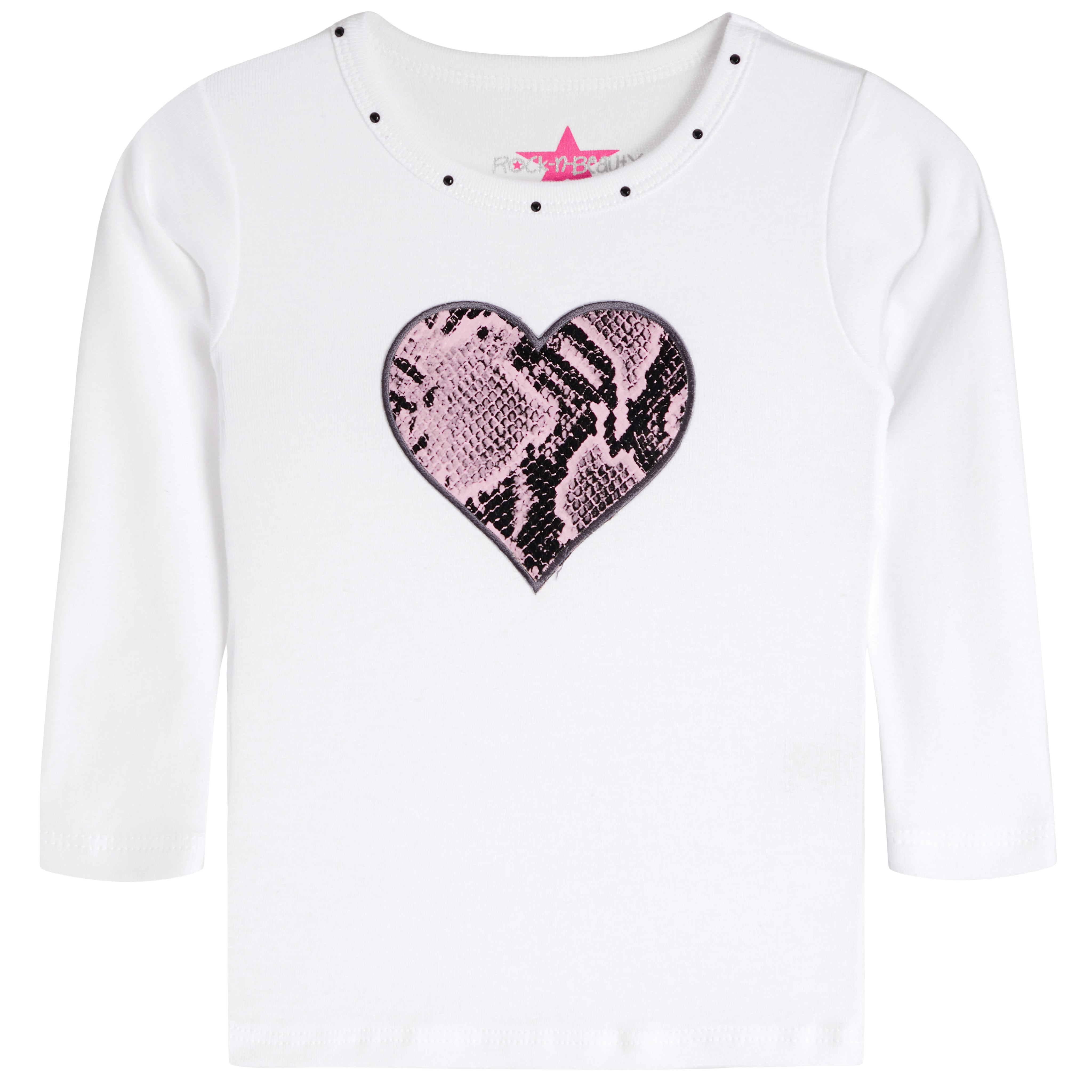 Snake Skin Heart Top - Denny's