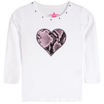Snake Skin Heart Top - Denny's