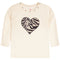 Zebra Stud Heart Tee - Denny's