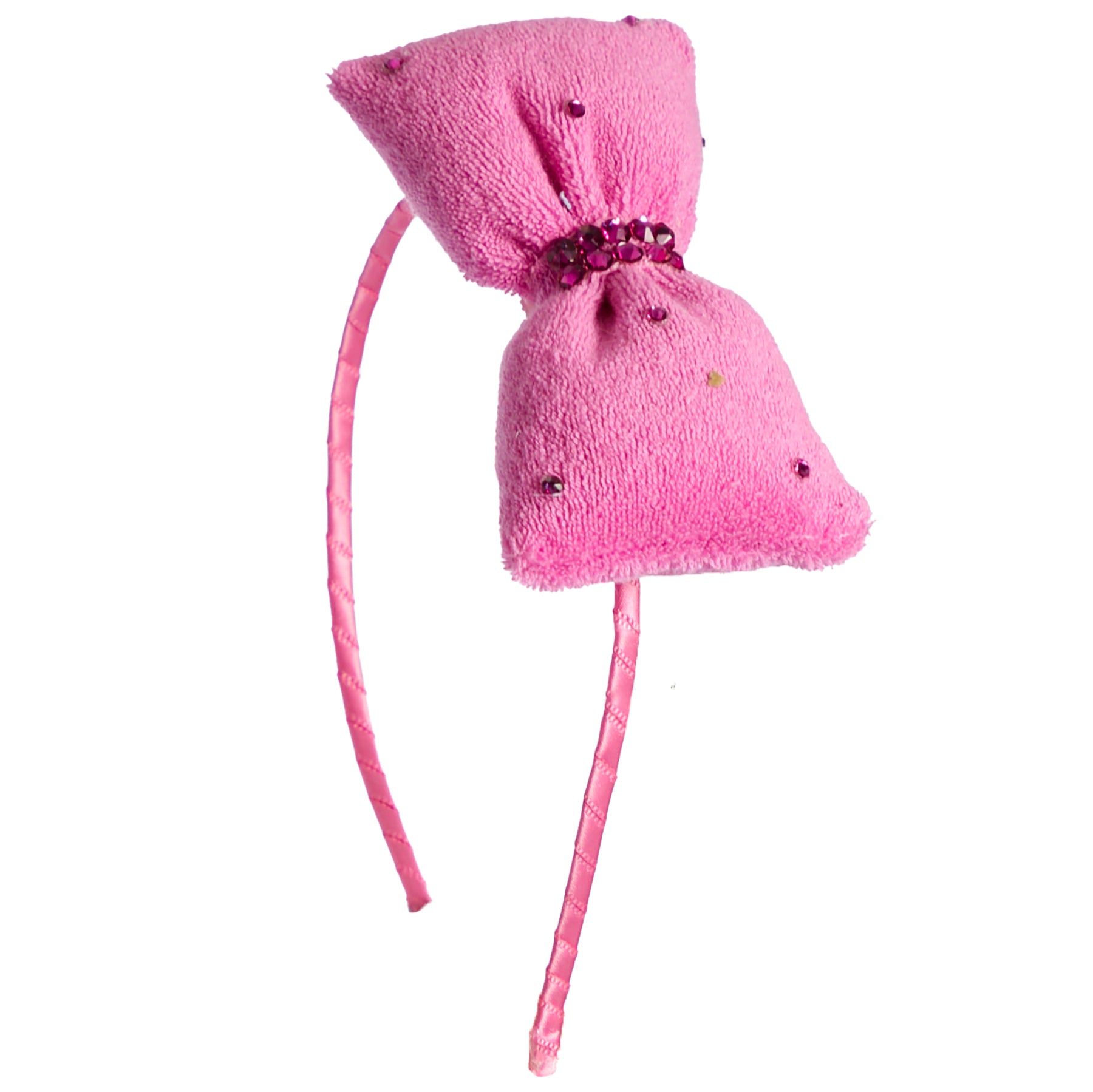 Terry Bow Thin Headband - Denny's