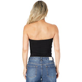 Lucky Shirred Tube Top - Denny's