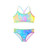 2pc Multi Bikini With Whipstitch