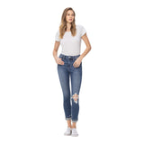 Hight Rise Distressed Skinny - Denny's