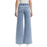 High Rise Tencel Drawstring Wide Leg - Denny's