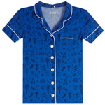 Camp Doodle Short Set Blue