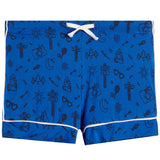 Camp Doodle Short Set Blue