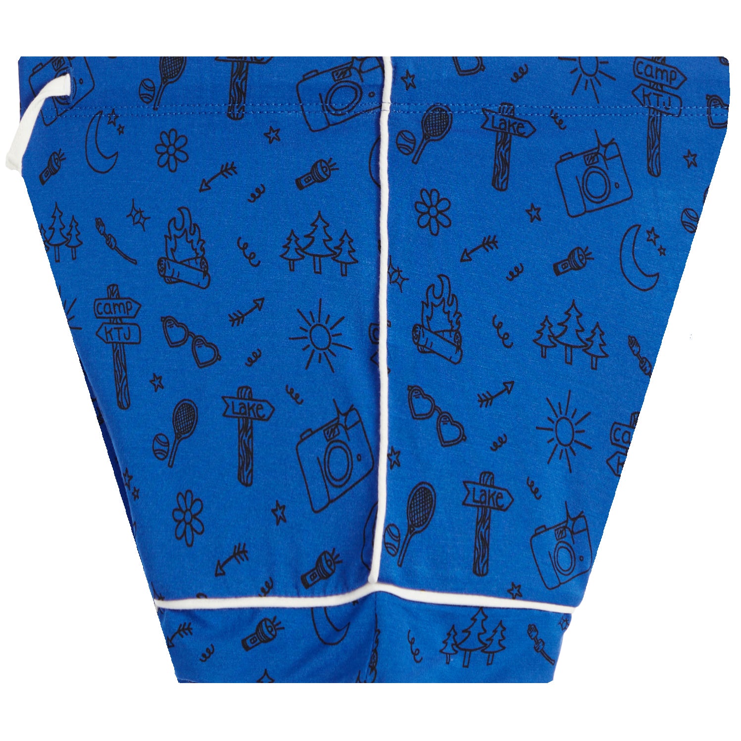 Camp Doodle Short Set Blue