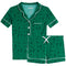 Camp Doodle Short Set Green