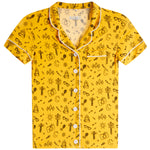 Camp Doodle Short Set Yellow